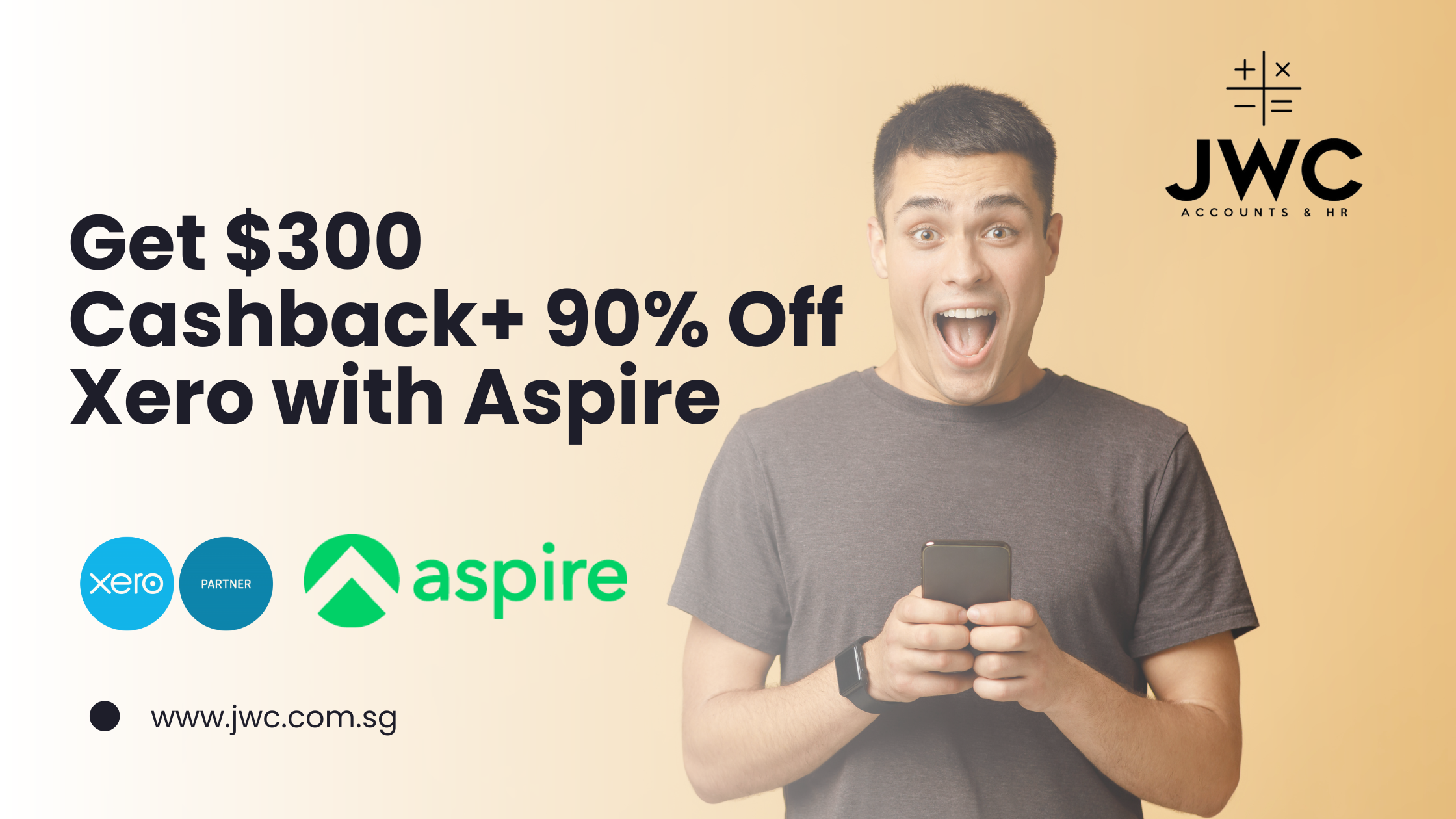 Get $300 Cashback + 90% Off Xero with Aspire